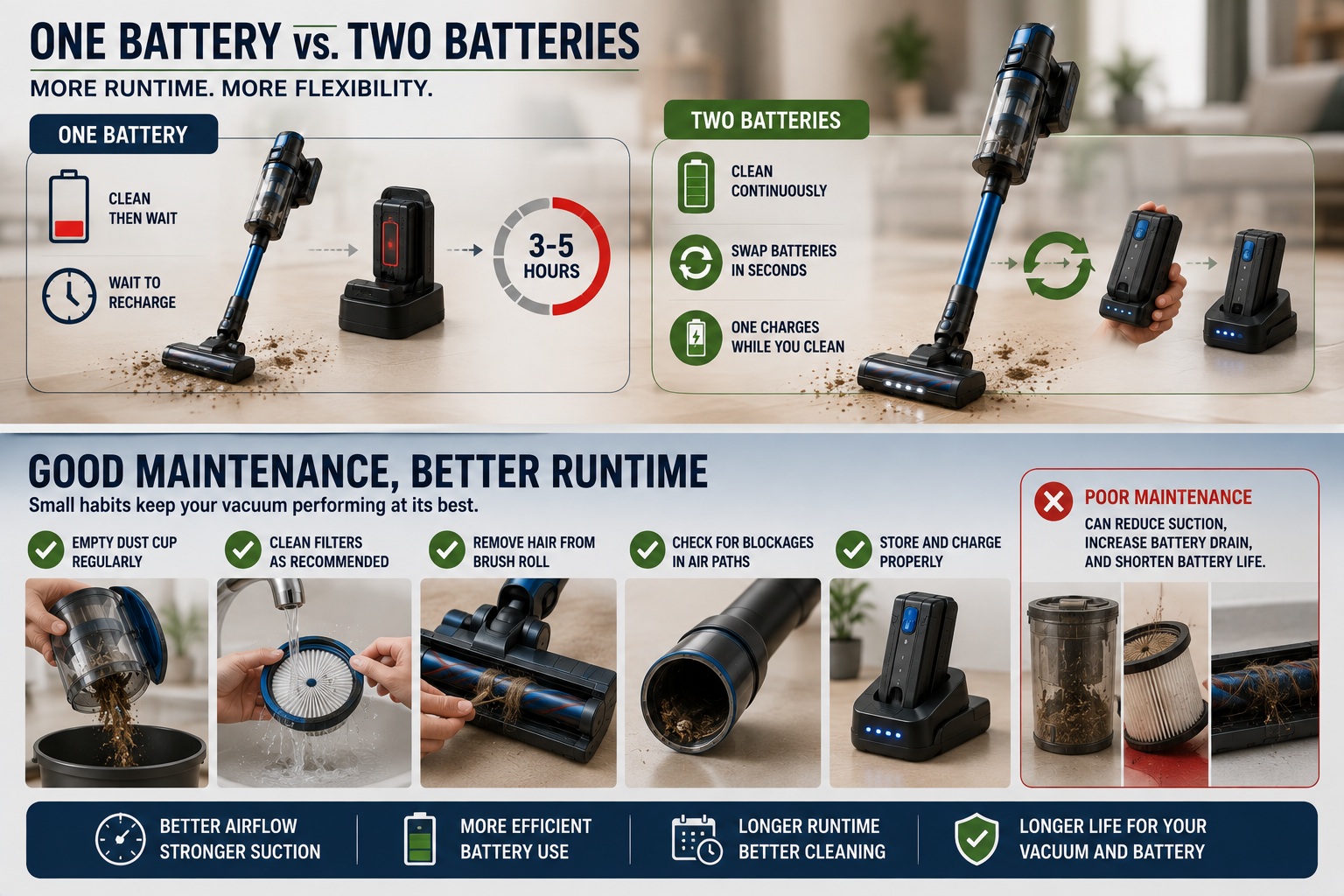 One or Two Batteries