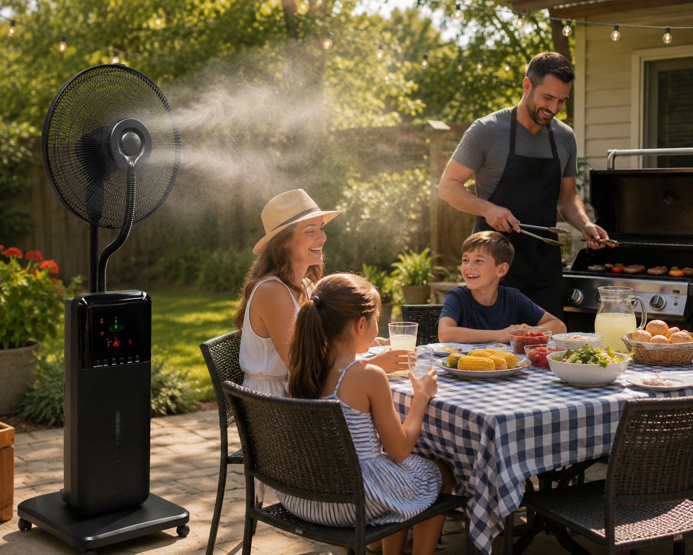 CoolZone CZ500 Fan outdoors 