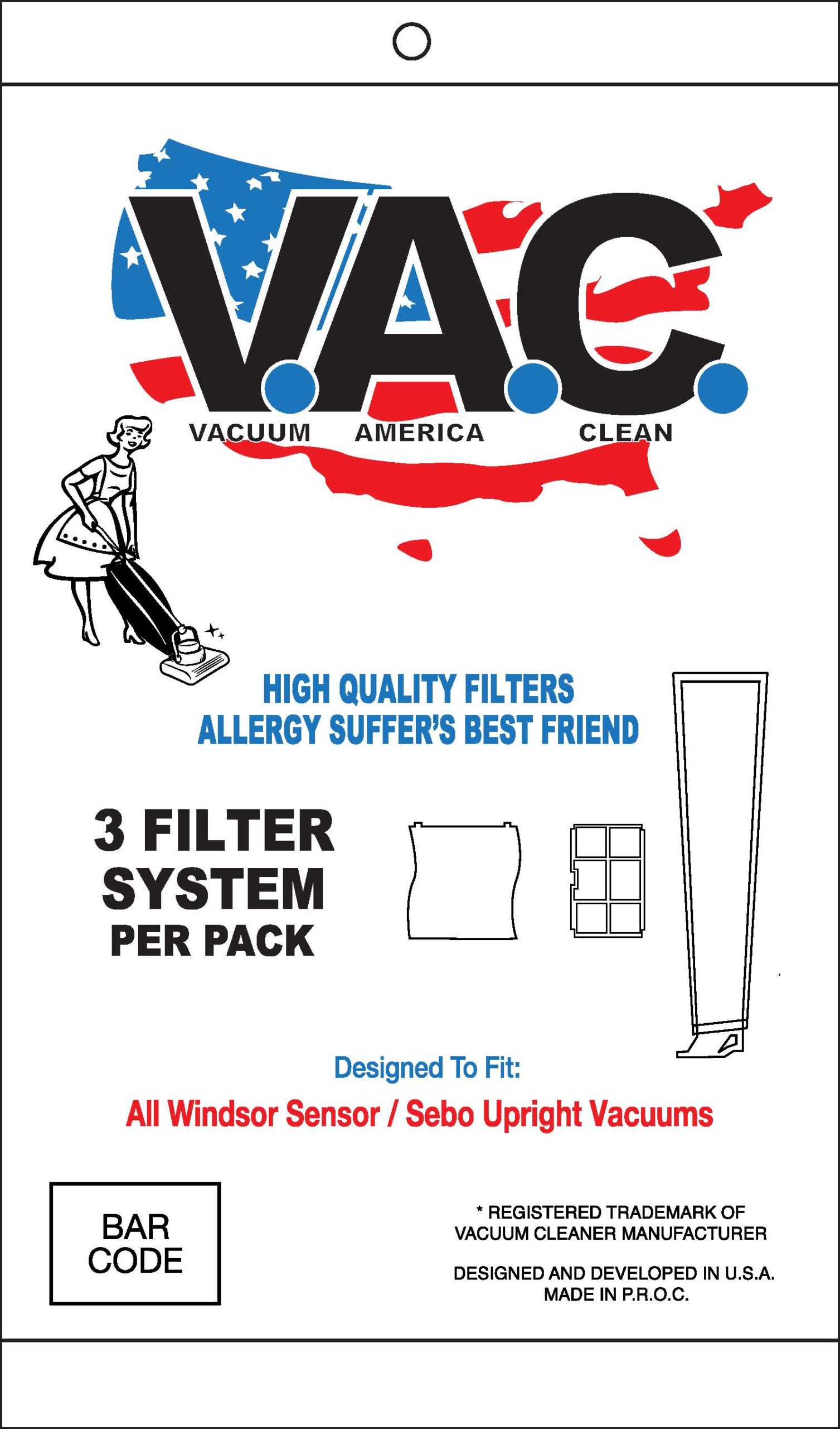 V.A.C. Bag 3 Filters