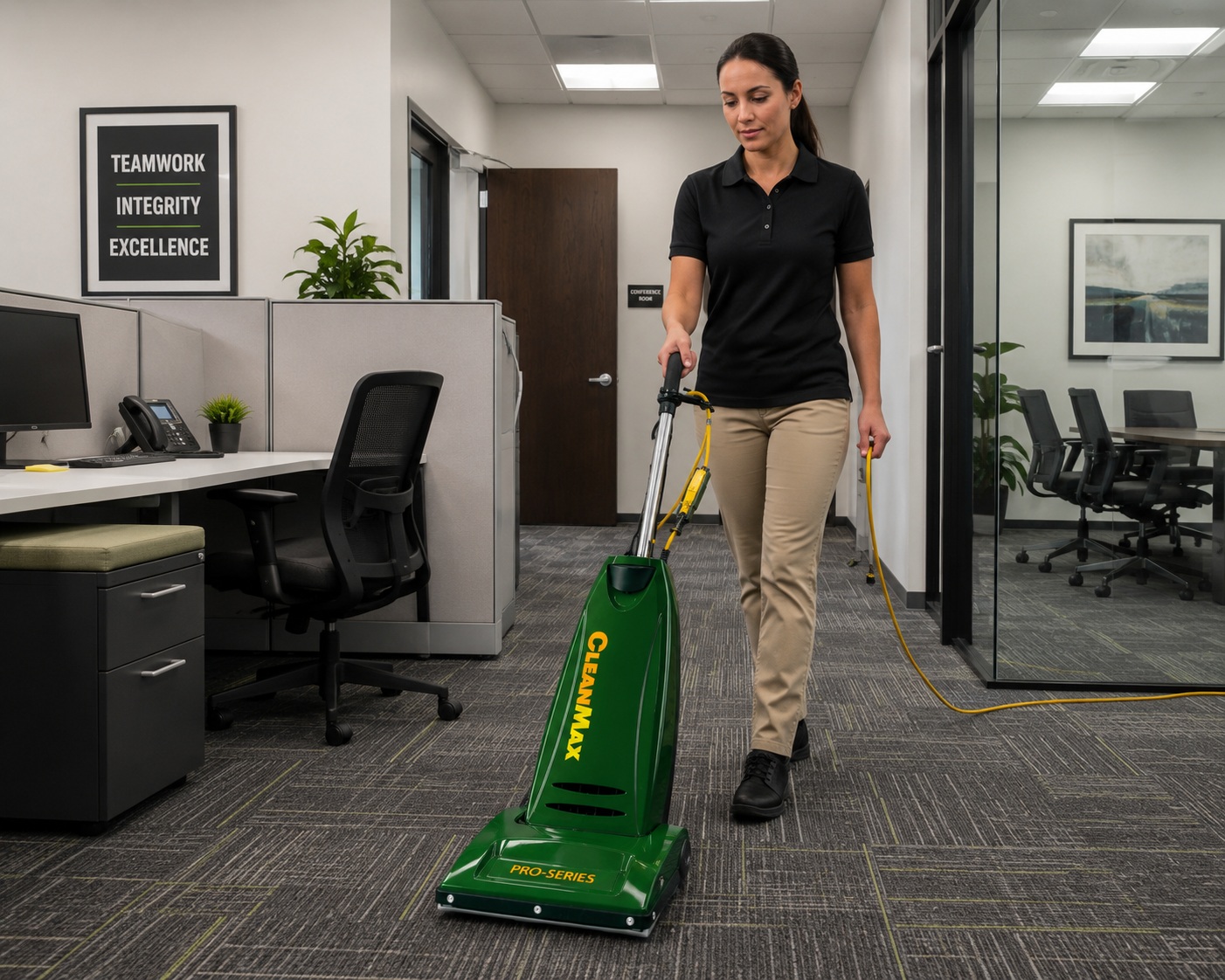 Cleanmax Pro Series in the office