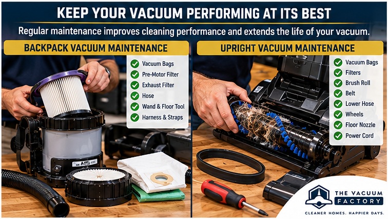 Backpack Vacuum Maintenance